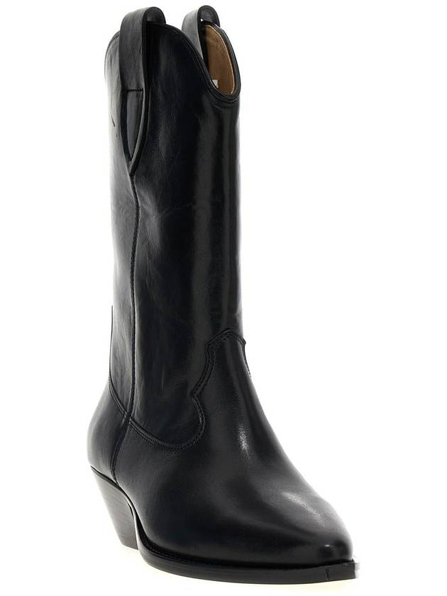 Duerto Ankle Middle Boots Black - ISABEL MARANT - BALAAN 3