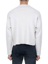 Small Heart Long Sleeve Polo Shirt White - AMI - BALAAN 5