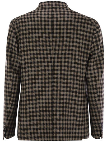 Houndstooth virgin wool blend jacket - TAGLIATORE - BALAAN 2