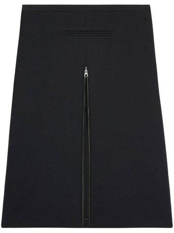 Courrèges Midi Skirt With Front Zipper - COURREGES - BALAAN 1