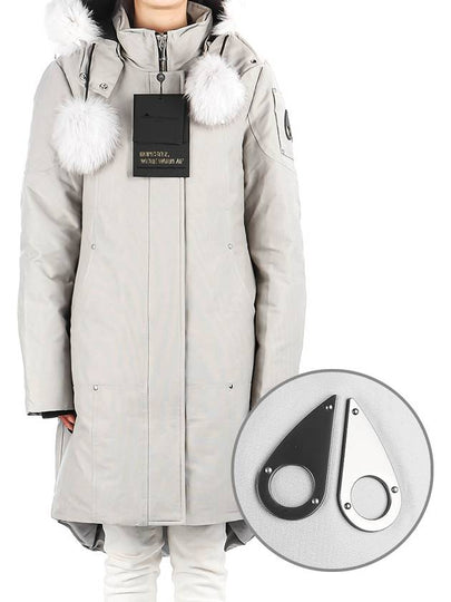 Original Stirling Parka White Fox Fur Grey - MOOSE KNUCKLES - BALAAN 2