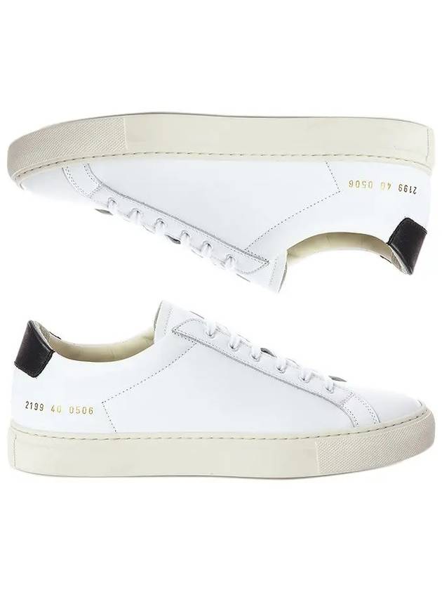 Achilles Retro Low Top Sneakers White - COMMON PROJECTS - BALAAN 2