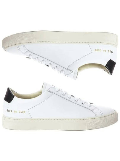 Achilles Retro Low Top Sneakers White - COMMON PROJECTS - BALAAN 2