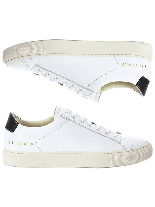 Achilles Retro Low Top Sneakers White - COMMON PROJECTS - BALAAN 2