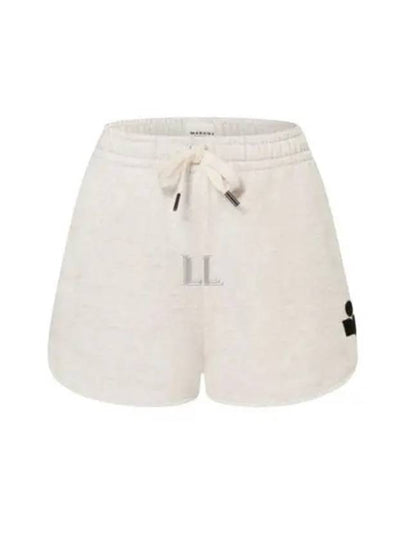 Mifa Logo Banding Shorts Beige - ISABEL MARANT - BALAAN 2