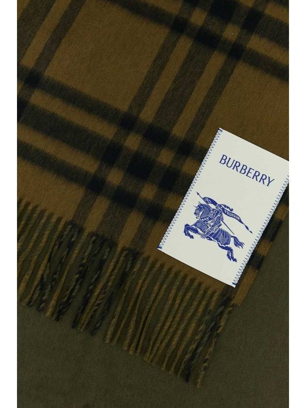 Check Reversible Cashmere Scarf Camp - BURBERRY - BALAAN 3