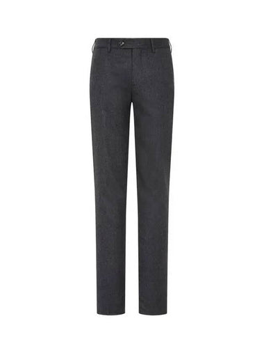 Sukday 10 epoint men s unbutton closure soft wool pants charcoal gray 271384 - BRUNELLO CUCINELLI - BALAAN 1