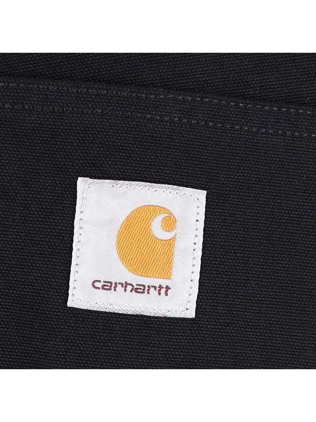 24SS Logo Patch Single Knee Pants Black I031497 8902 - CARHARTT - BALAAN 4