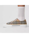 Vintage Check Cotton Sneakers Archive Beige - BURBERRY - BALAAN 7