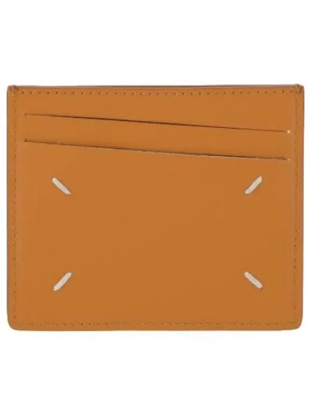 Stitched card holder mustard wallet - MAISON MARGIELA - BALAAN 1