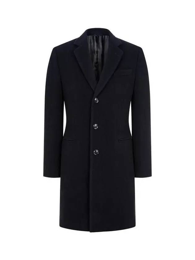 Men s Cashmere Wool Single Breasted Coat Black 270829 - GIORGIO ARMANI - BALAAN 1