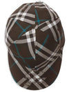 Check Ball Cap Green - BURBERRY - BALAAN 5