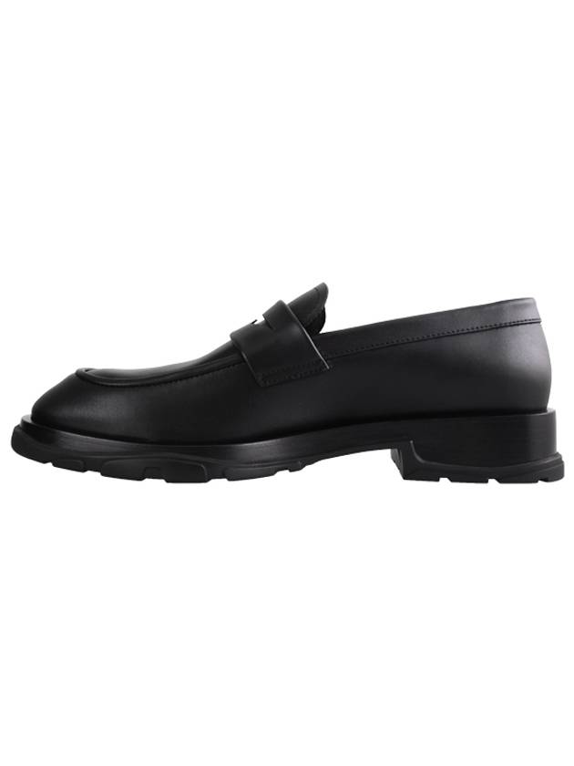 Moccasin Loafers Black - ALEXANDER MCQUEEN - BALAAN.