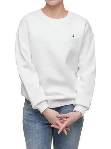 W Fleece Pullover White - POLO RALPH LAUREN - BALAAN 1