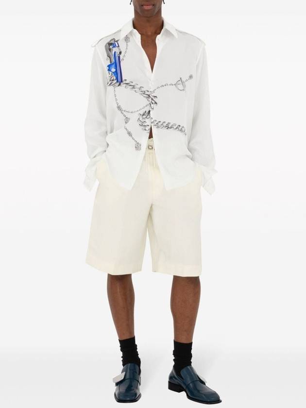 Tailored Canvas Shorts - BURBERRY - BALAAN 4