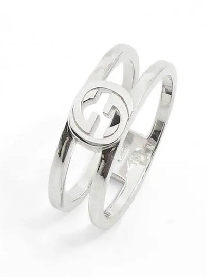 Interlocking G 9mm Ring Silver - GUCCI - BALAAN 2