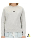 Micro Logo Print Sweatshirt Grey - MSGM - BALAAN 2