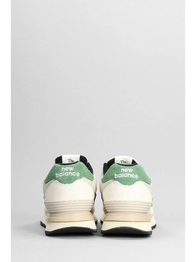 574 Legacy Low Top Sneakers White Green - NEW BALANCE - BALAAN 5