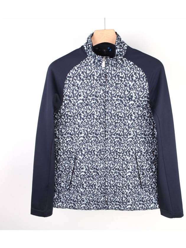 Robert Robert Hybrid Jacket Pattern Navy - J.LINDEBERG - BALAAN 1