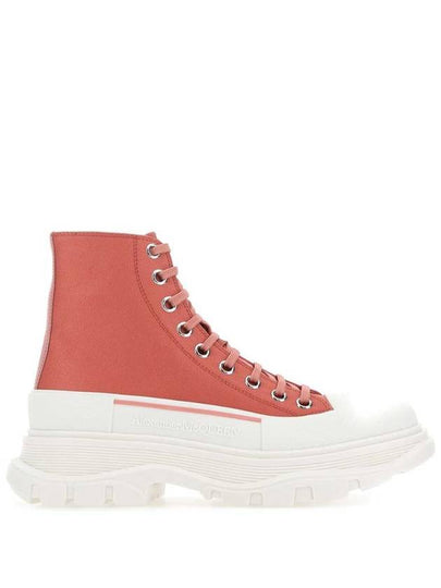 Women's Tread Slick High Top Sneakers Pink - ALEXANDER MCQUEEN - BALAAN 2