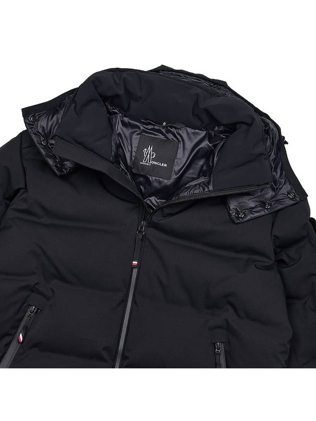 Men's Montgetech Hooded Down Ski Padding Black - MONCLER - BALAAN 9