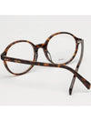 Round overfit leopard glasses brown - CELINE - BALAAN 5