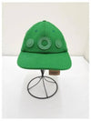 Cotton Ball Cap Green - BURBERRY - BALAAN.