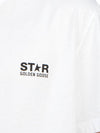 Star Collection Logo Short Sleeve T-Shirt White - GOLDEN GOOSE - BALAAN 9