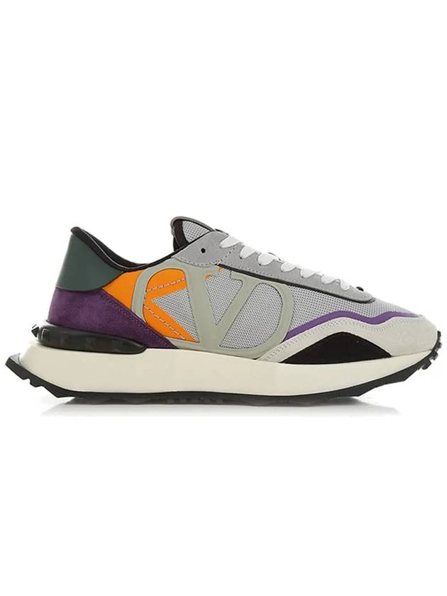 Netrunner V Logo Low-Top Sneakers Grey - VALENTINO - BALAAN 3