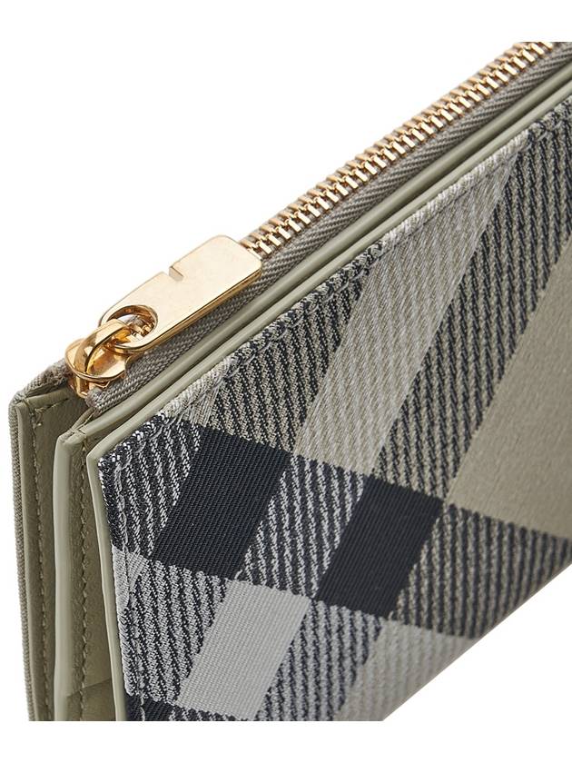 Check Bifold Long Wallet Lichen - BURBERRY - BALAAN 8