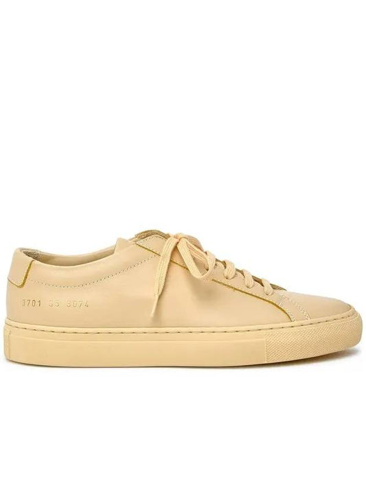 Original Achilles Low Top Sneakers Yellow - COMMON PROJECTS - BALAAN 1