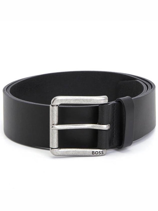 Joris Buckle Leather Belt Black - HUGO BOSS - BALAAN 2