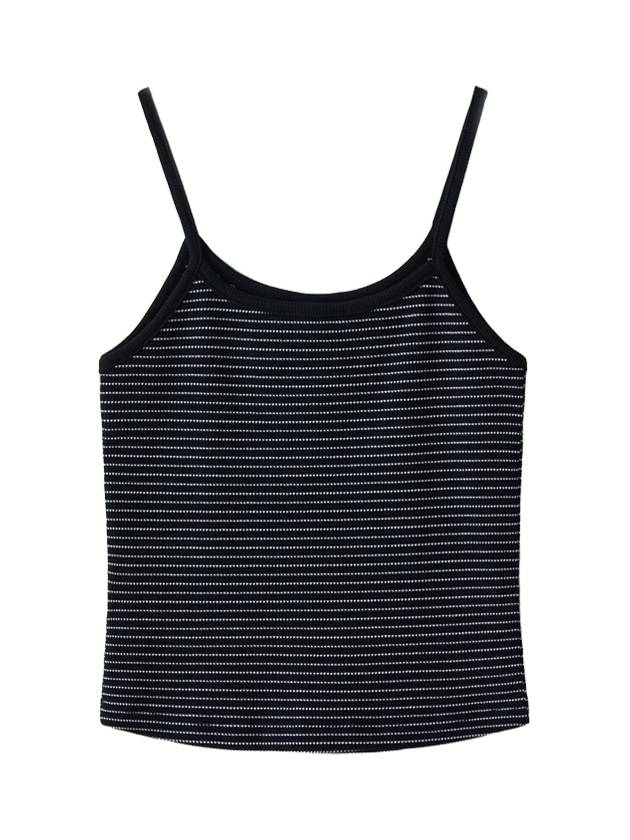 Striped String Ribbed Sleeveless Charcoal - LESEIZIEME - BALAAN 10