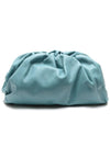 Nappa Pouch Dumpling Clutch Bag Green Water - BOTTEGA VENETA - BALAAN 2