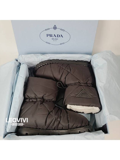 Nylon padded boots insulated winter shoes black 39 1U686M - PRADA - BALAAN 2