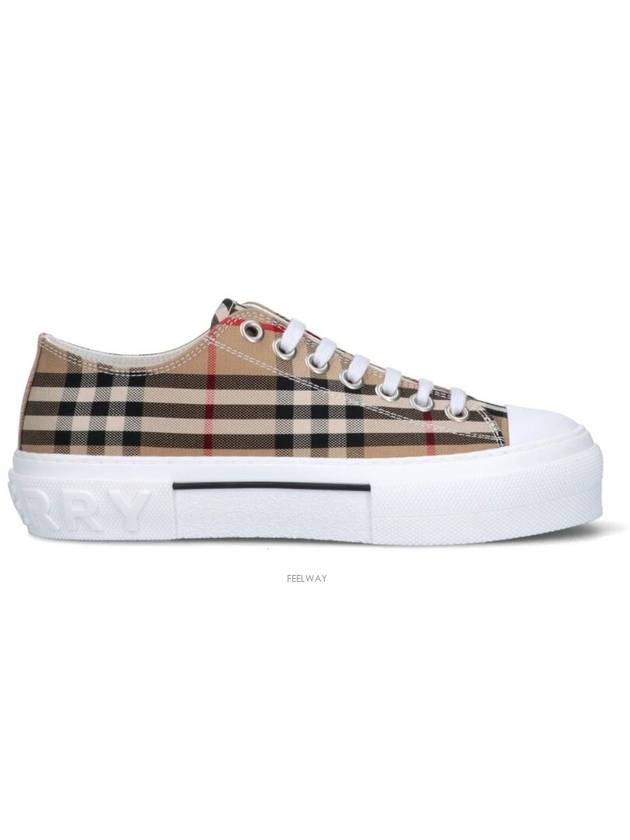 Vintage Check Cotton Sneakers Archive Beige - BURBERRY - BALAAN 6