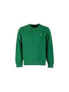 Embroidered Logo Pony Crew Neck Sweatshirt Green - POLO RALPH LAUREN - BALAAN 2