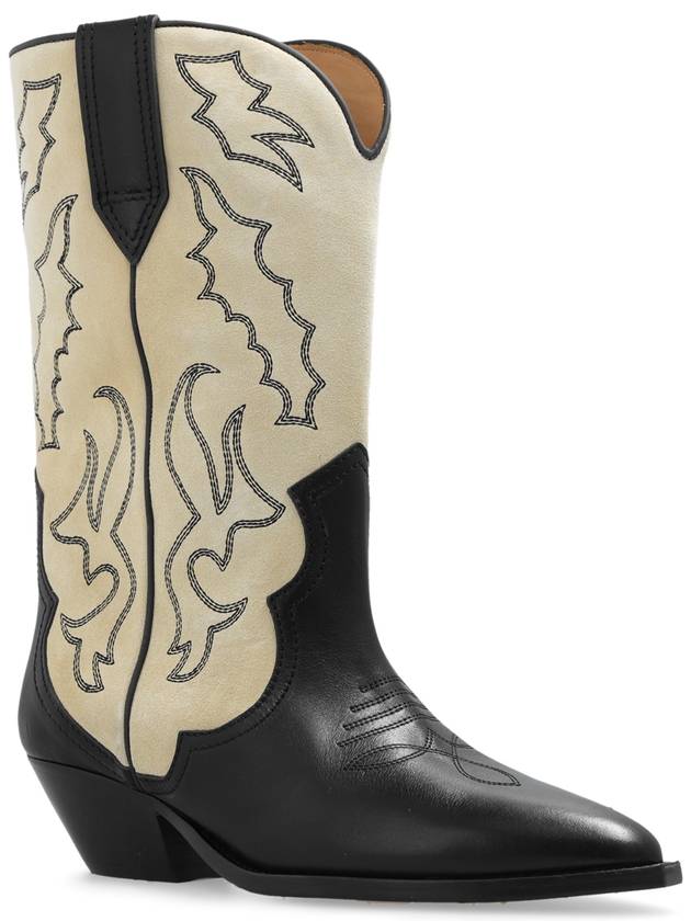 Isabel Marant ‘Duerto’ Cowboy Boots, Women's, Cream - ISABEL MARANT - BALAAN 4