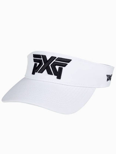 Embroidered Logo Sports Visor Sun Cap Hat White H 22000014 WHT - PXG - BALAAN 1