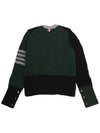 Fun Mix Cable Knit Top - THOM BROWNE - BALAAN 3