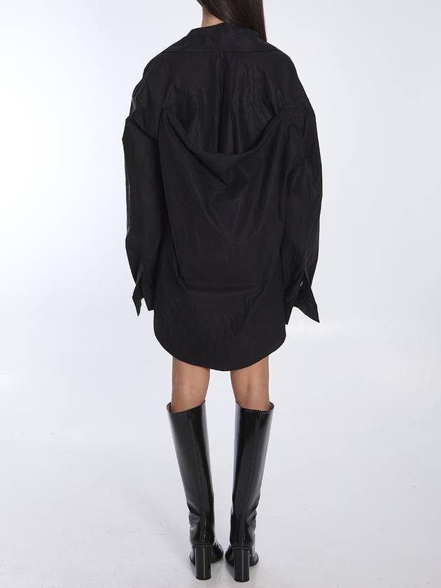 Suspended Shirt Short Dress Black - BALENCIAGA - BALAAN 2