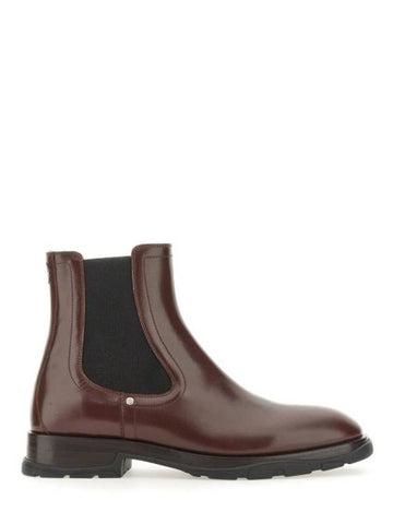 Beatle Chealsea Boots Brown - ALEXANDER MCQUEEN - BALAAN 1