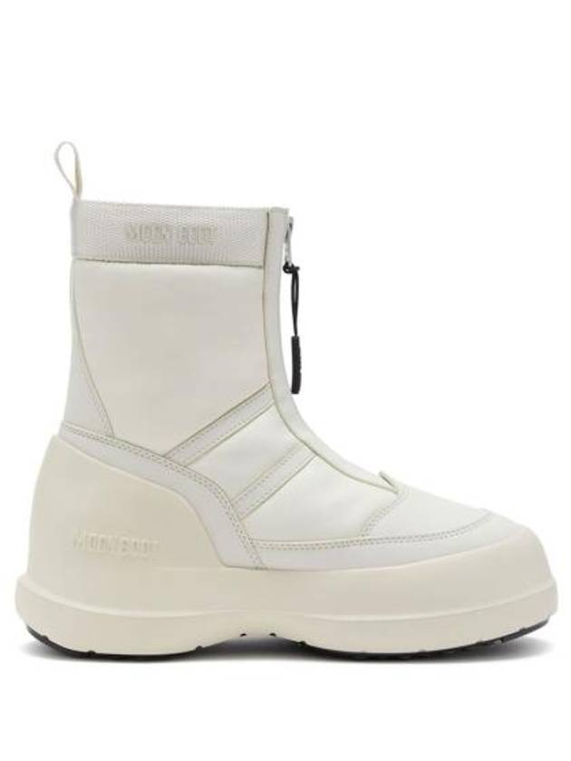 Zip Ankle Boots White - MOON BOOT - BALAAN 1