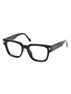 Eyewear Square Anti Blue Light Eyeglasses Black - LOUIS VUITTON - BALAAN 1