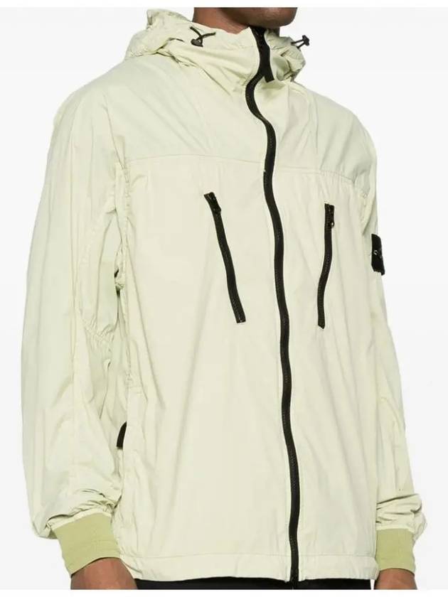 Skin Touch Nylon TC Hooded Jacket Green - STONE ISLAND - BALAAN 2