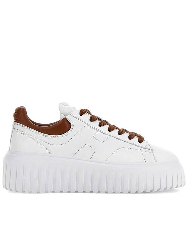 Platform Leather Low Top Sneakers White - HOGAN - BALAAN 2