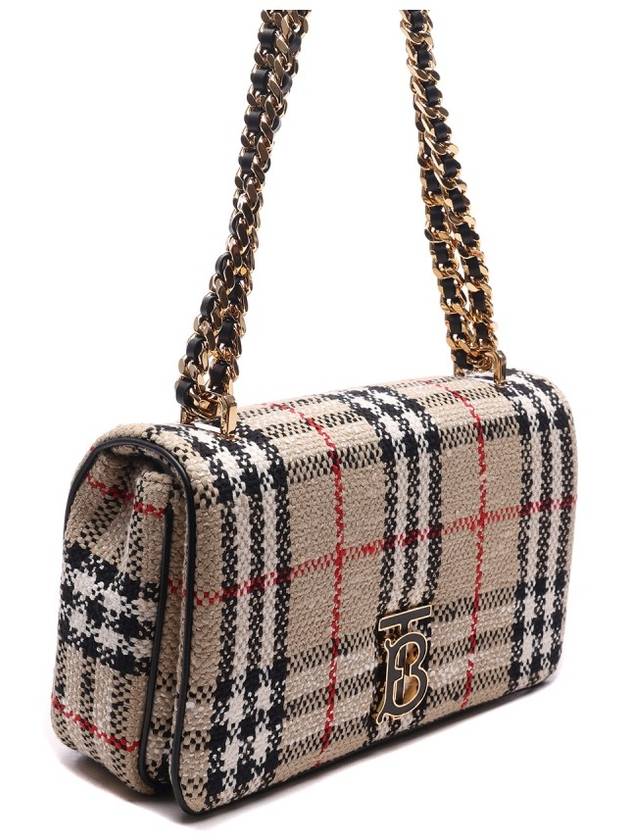 Boucle Lola Vintage Check Small Cross Bag Beige - BURBERRY - BALAAN 4