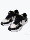 Wayne OG Sole Printed Leather Low Top Sneakers Black White - MIHARA YASUHIRO - BALAAN 2