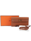 Kelly Classic To Go Long Wallet Brown - HERMES - BALAAN 3