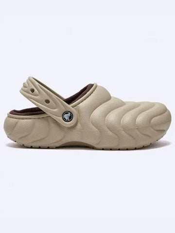 Classic lined overpuff clog beige 210059 0LJ - CROCS - BALAAN 1